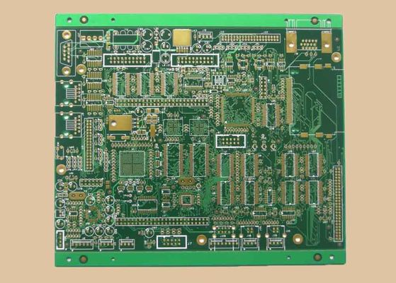 Full Color Multilayer PCB-assemblage LF-HAL vergulde printplaat 0,5 mm